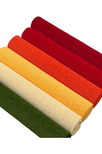 roco paper مجموعة ورق كرابون إيطالي كلاسيكي - 180 جرام - 25 × 125 سم 6 عبوات - 260% قابل للتمدد
