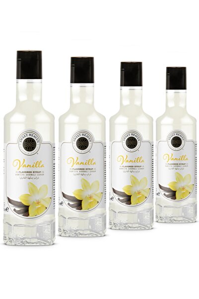 Sweet Heaven Vanilya Aromalı Kahve Ve Kokteyl Şurubu 110ml X 4 Adet