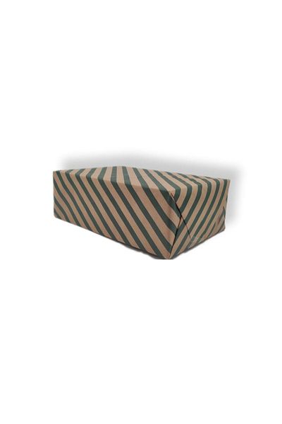 roco paper ورق تغليف كرافت أخضر داكن مخطط 40 غرام. 10 قطع 70x100 سم