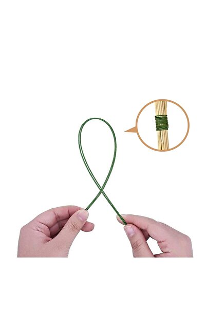 roco paper Çiçek Teli No:20 (1.2MM) - 15 Adet 60 Cm - Yeşil