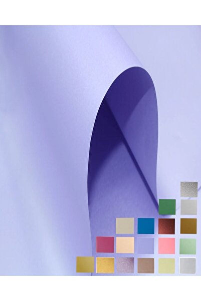 roco paper Sedef Fon Kartonu - Lila 160 Gr. 50x70 Cm