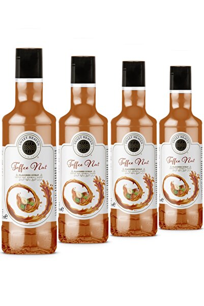 Sweet Heaven Toffee Nut Aromalı Kahve Ve Kokteyl Şurubu 110ml X 4 Adet