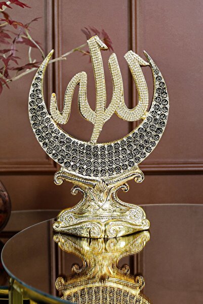 Hac Umre Hediyelik Hediyelik Dekoratif Obje Süs Lüks Dini Islami Biblo Allah ...