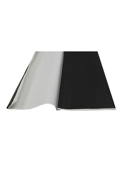 roco paper ورق قطيفة أبيض أسود إيطالي - 10 قطع - 50x70 سم