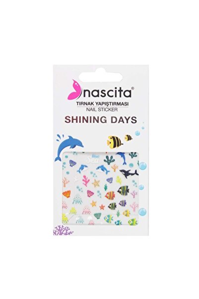 nascita Blue Sea Tırnak Stickerı - 21