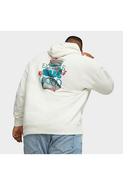Puma DOWNTOWN Men's Ecru Sweatshirt - Graphic 62127765