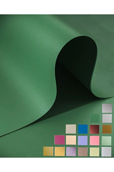 roco paper Sedef Fon Kartonu - Koyu Yeşil 160 Gr. 50x70 Cm