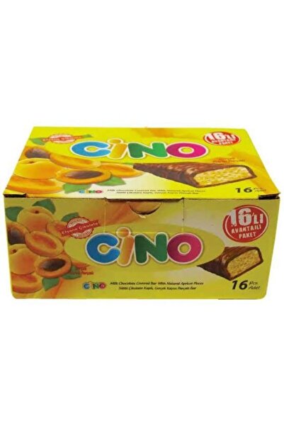 Cino Bar Çikolata Kayısılı 16*25 gr