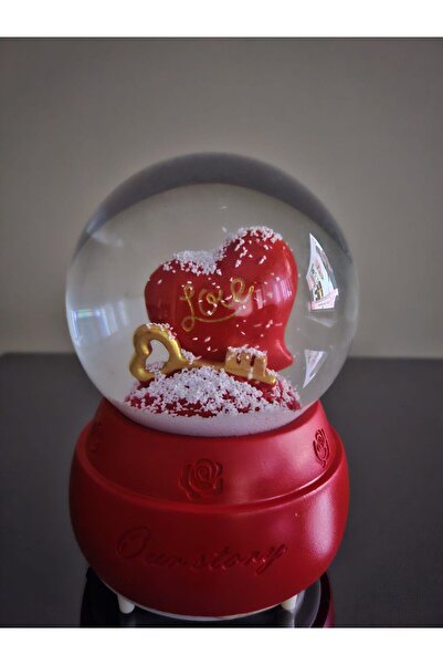 GİTTİGİTTİ LOVE AŞK KÜRESİ KALPLİ PILLİ PUSKURTMELİ MÜZİKLİ