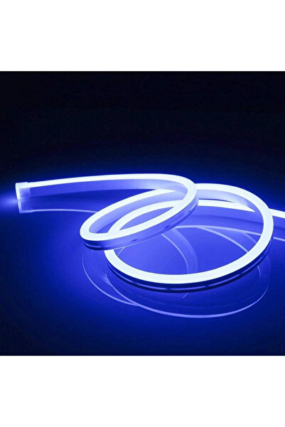 neeko Neon Esnek Şerit Led Tak Çalıştır Kumandalı - Dimmer- Mavi 4 metre