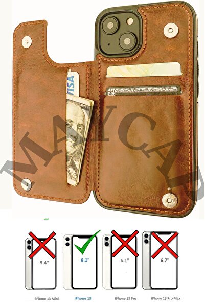 MayCap حافظة حامل بطاقات ممتازة متوافقة مع هاتف iPhone 13، حافظة أنيقة وعملية...