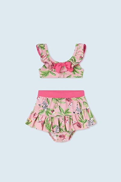 MAYORAL 6-36 Ay Kız Bebek 3'Lü Bikini Set Pembe