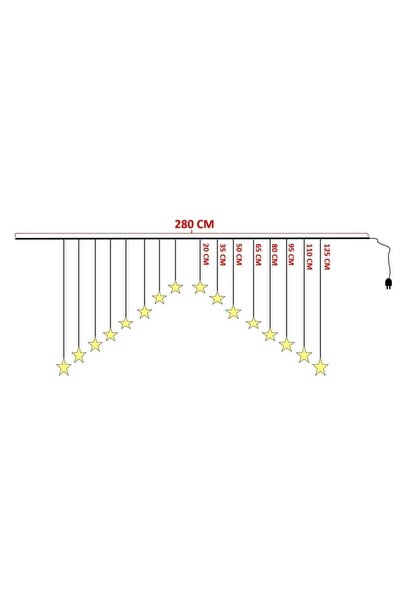 SULED Sl-1060 Yıldız Perde Led Çarpraz - Pl-v-g