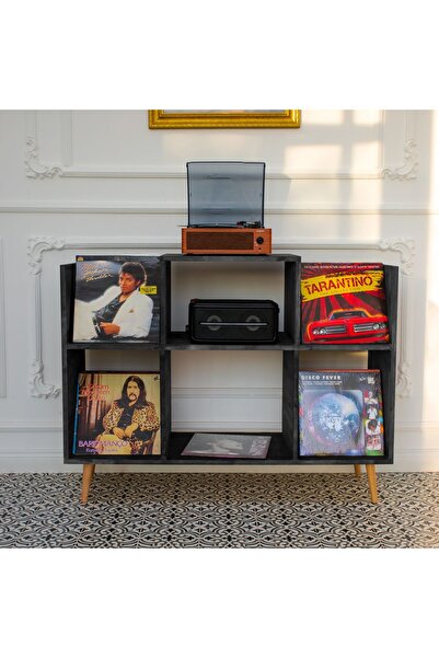 Zecir Plak çalar İstasyonu, Pikap Sehpası ve Plak Dolabı