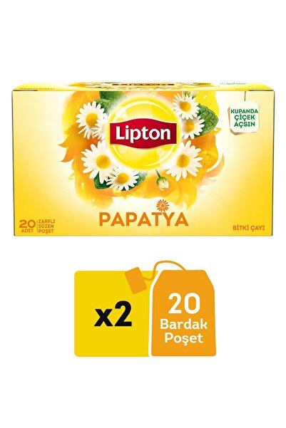 Lipton Papatya Bardak Poşet Çay x 2