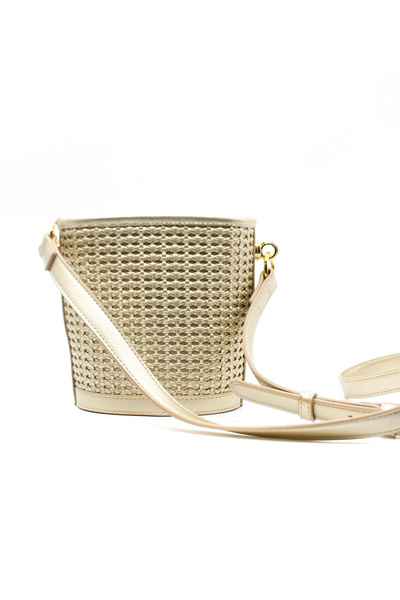 Love Moschino JC4322PP0GKZ1 ORO Knots műbőr vödörtáska