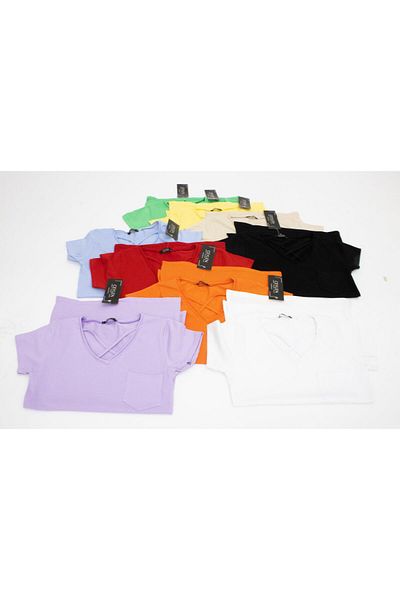 Ceylen Tricou cu guler pentru damă
