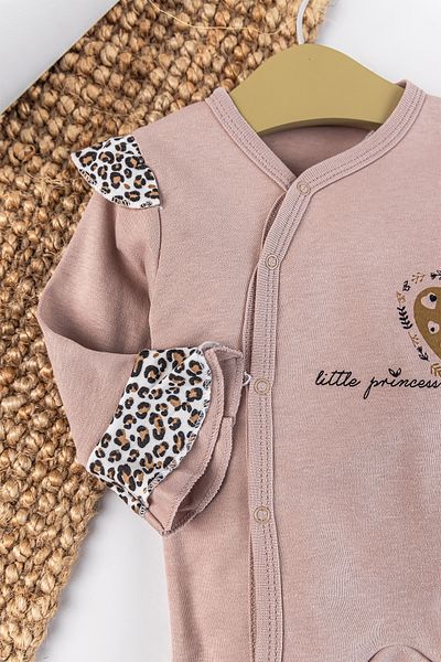 Babymod Leopard Patterned 8-Piece Baby Girl Hospital Discharge Baby Set