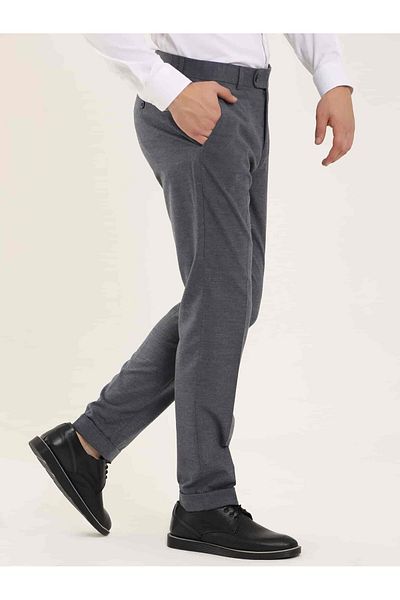 Dufy Ανδρικό κλασικό παντελόνι Indigo Regular Fit - 97732