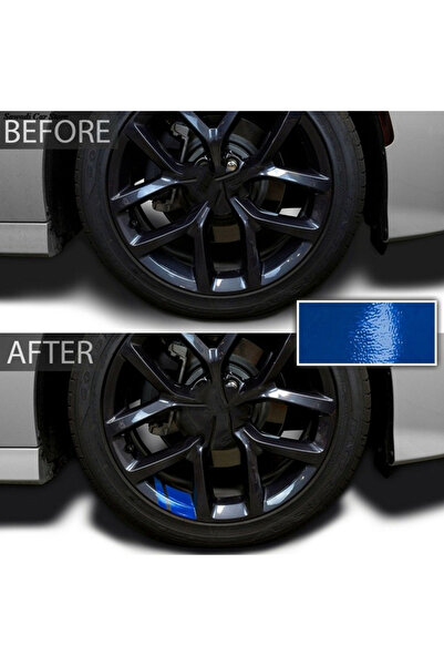 Choice 6/4Pcs Reflective Car Wheel Decal Sticker Pressure Adhesive Auto Red A...