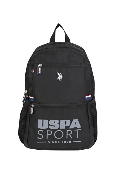 U.S. Polo Assn. US Polo Assn 24444-24437 حقيبة مدرسية سوداء - حقيبة ظهر