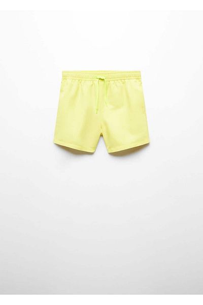 MANGO Kids Costum de baie negru pentru copii