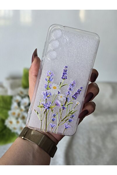 SUPER FRAME حافظة هاتف شفافة مطبوعة متوافقة مع هاتف سامسونج جالاكسي A55