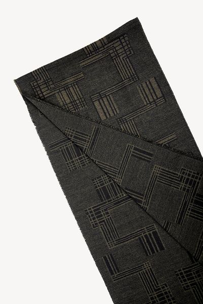 Ysf Men's Black Wool Patterned Camisole