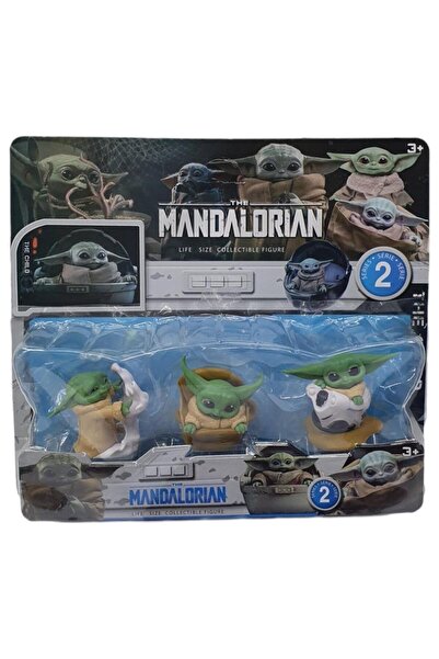 Seyir AVM Mandolorian Yoda 3-Piece Figure Set 2 Assortment - 3129B