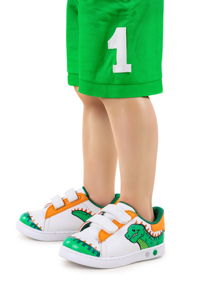 KARAMAZI Baby Boy Lighted Sneakers - Karamazı Kids Disha Velcro