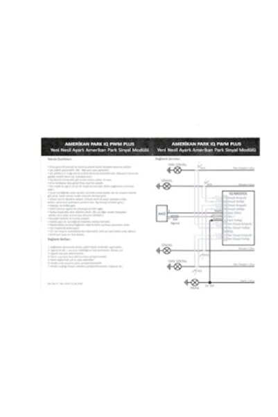 iq elektronik Amerikan Park Iq Pwm Plus 4 Çıkış Yan Sinyal Ayna F