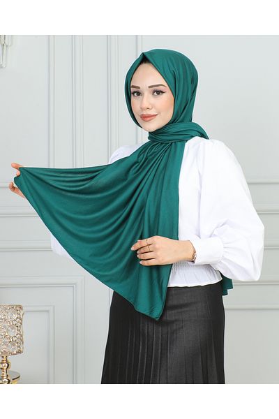 JAWEL ŞAL Emerald Green Combed Shawl - 1941 Model