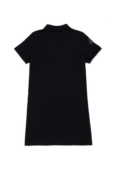 U.S. Polo Assn. Rochie neagră tricotată pentru fetiță