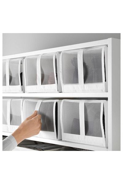 IKEA Cutie de pantofi Skubb cu 4 piese - ALB