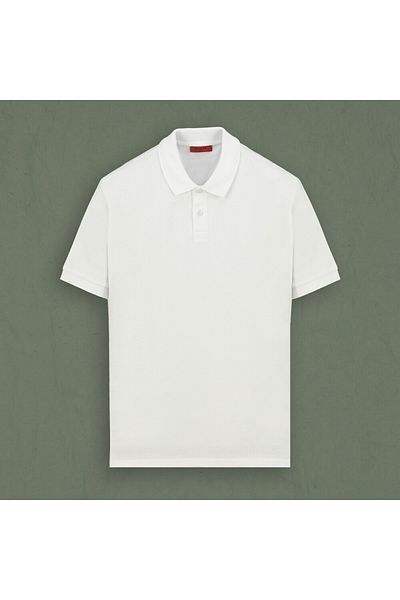 Sarar Tricou de interviu țesut de bază - Gât polo