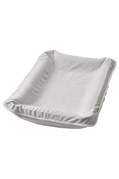 IKEA SKÖTSAM bebek alt değiştirme pedi kılıfı, gri, 83x55 cm