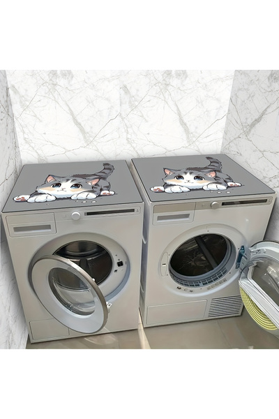 Else Halı Çamaşır Makinesi Örtüsü Kurutmaşık Koruma Matı Sıvı Geçirmez Kaymaz Yıkanabilir Dsn-06