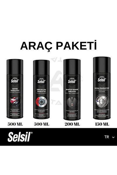 Selsil MOTOR TEMİZLEME+FREN BALATA+KEMER YAĞLAYICI+KLİMA TEMİZLEME