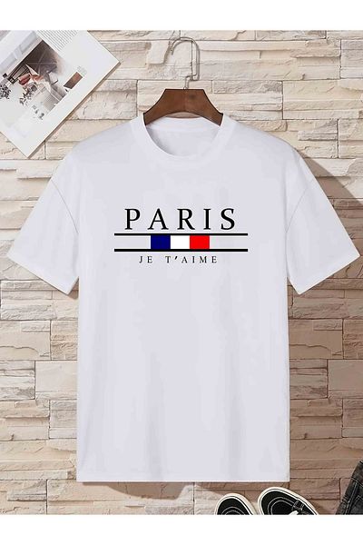 Let's Wear Μπλουζάκι Paris Printed Boy