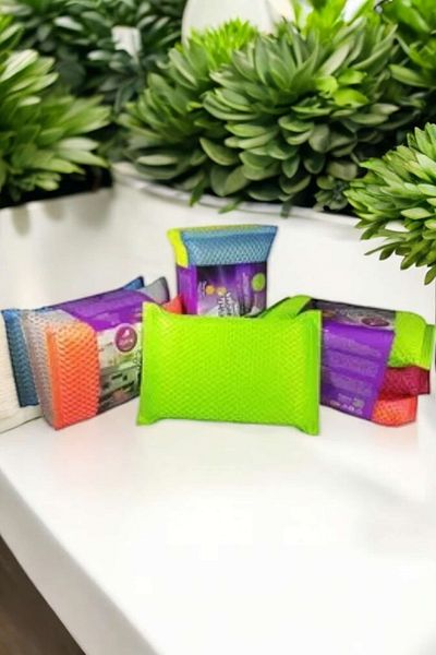 ÇEÇEN HOME Magic Mesh 3-Piece Sponge Cloth Set