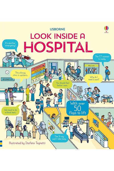 Penguin Books Look Inside A Hospital - Katie Daynes (BOARD BOOK)