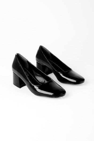 Lal Shoes & Bags Blunt Toe Black Modi Pantofi cu toc pentru femei