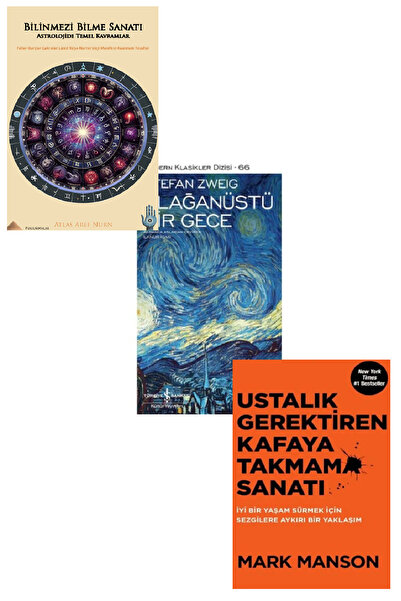 TÜRKİYE İŞ BANKASI KÜLTÜR YAYINLARI Bilinmezi Bilme +Olağanüstü Bir Gece + Us...