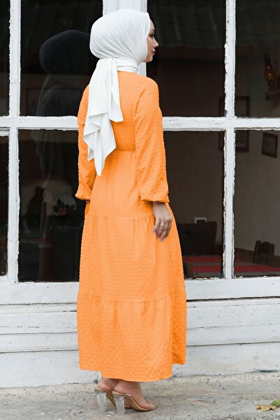 TOFİSA Φόρεμα 10331-πορτοκαλί