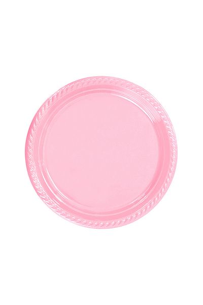 TT Tahtakale Toptancıları 22 Cm Pink Plate Plastic - 25 Pieces