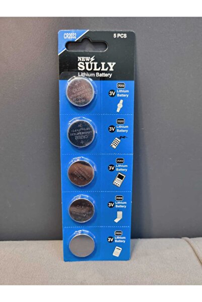 NEW SULLY LİTYUM DÜĞME 3V PİL 5 ADET CR2032