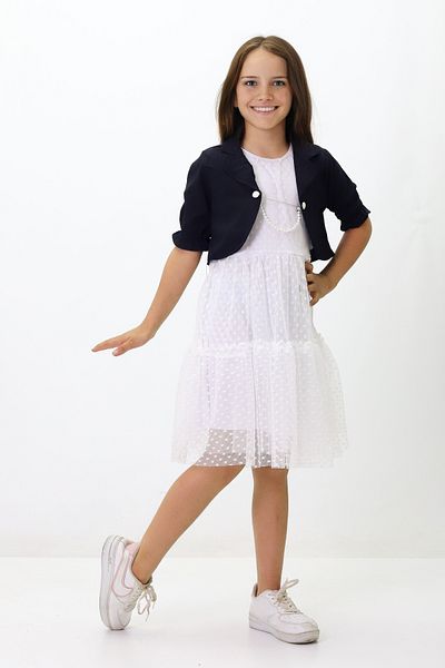 GZT TEKSTİL Girl's Tulle Dress - Graduation, Engagement, Special Occasions