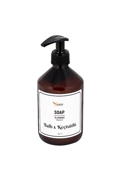 VEBOX 500 ml Liquid Milk Honey Goat Soap