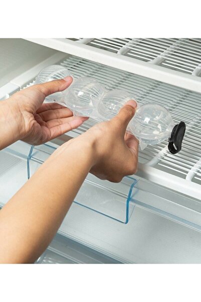 TEDARİKET Top Buz Kalıbı Büyük Buz Kalıbı 4'lü | Sihirli Küre Buz Kalıbı