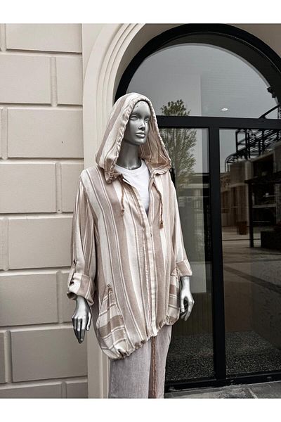SARE ERKMEN White Linen Jacket
